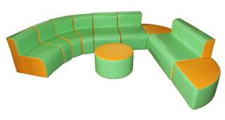 Угловая мебель "Лада-6" ВИК (6 элементов) - fgospostavki.ru - Зеленогорск