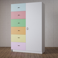 Шкаф «Яркие краски» - fgospostavki.ru - Зеленогорск