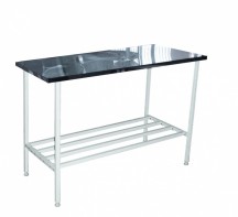 Стол на металлическом каркасе с продольными стяжками 600*1200*750(900) - fgospostavki.ru - Зеленогорск