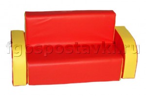 Бескаркасный диван ВИК с подлокотниками - fgospostavki.ru - Зеленогорск