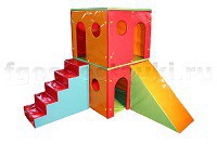 Домик игровой двухэтажный (комплект) - fgospostavki.ru - Зеленогорск