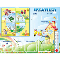 Стенд "Погода со вставками" на английском языке - fgospostavki.ru - Зеленогорск