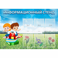 Стенд информационный с 6 карманами - fgospostavki.ru - Зеленогорск