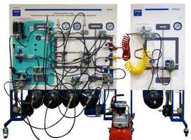 Лабораторный стенд «Пневматическая система грузового автомобиля КАМАЗ с прицепом» - fgospostavki.ru - Зеленогорск