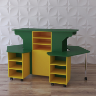 Модульный стеллаж "Весёлые занятия" - fgospostavki.ru - Зеленогорск