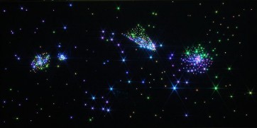 Настенный фиброоптический ковер "Млечный путь" 150х150, 300 точек - fgospostavki.ru - Зеленогорск