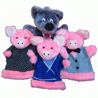 Набор перчаточных кукол "Три поросенка" - fgospostavki.ru - Зеленогорск