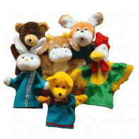 Набор перчаточных кукол "Зайкина избушка" - fgospostavki.ru - Зеленогорск