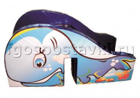 Горка "Кит" для сухого бассейна - fgospostavki.ru - Зеленогорск