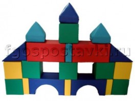 Мягкий модуль-конструктор "Городок" (21 элемент) - fgospostavki.ru - Зеленогорск