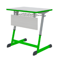 Парта NOMAD одноместная регулируемая по высоте с антивандальной кромкой - fgospostavki.ru - Зеленогорск