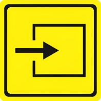 Тактильный знак (вход в помещение) 150х150 - fgospostavki.ru - Зеленогорск