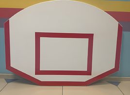 Щит стритбольный тренировочный (влагостойкая фанера), размер 1200х900 миллиметров - fgospostavki.ru - Зеленогорск