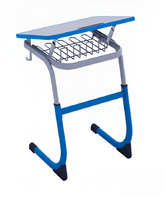 Парта одноместная регулируемая по высоте (наклонная столешница) с антивандальной кромкой - fgospostavki.ru - Зеленогорск