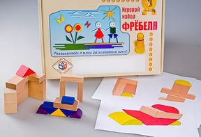 Игровой набор Фребеля "Конструктор деревянный без соединений-2" (Серия "Эксперимент") - fgospostavki.ru - Зеленогорск