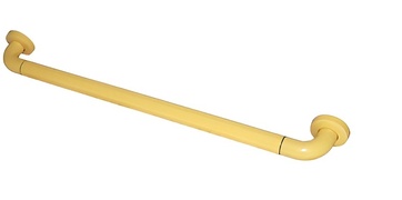 Поручень прямой с антибактериальным покрытием (желтый) - fgospostavki.ru - Зеленогорск