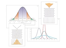 Модель-аппликация "Нормальное распределение (Распределение Гаусса)" (ламинированная) - fgospostavki.ru - Зеленогорск