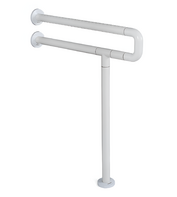 Поручень напольно-настенный с антибактериальным покрытием (белый) - fgospostavki.ru - Зеленогорск