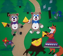 Пособие для слабовидящих детей - Театр-сказка "Два жадных медвежонка" - fgospostavki.ru - Зеленогорск