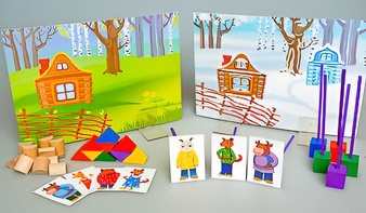 Игровой набор Фребеля "Заюшкина избушка" (серия "Сказочный мир". Выпуск 1) - fgospostavki.ru - Зеленогорск