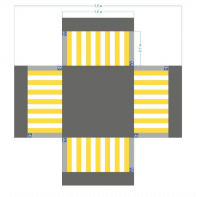Имитация четырехстороннего перекрестка 5,5*4,5 м - fgospostavki.ru - Зеленогорск