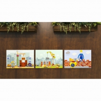 Комплект настенных панелей «Стройка» - fgospostavki.ru - Зеленогорск