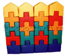 Мягкий модуль-конструктор "Строитель" (40 элементов) - fgospostavki.ru - Зеленогорск