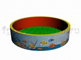 Сухой бассейн круглый с шелкографией - fgospostavki.ru - Зеленогорск