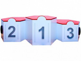 Электрифицированный интерактивный наградной пьедестал "Первый, второй, третий" - fgospostavki.ru - Зеленогорск