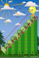 Интерактивная таблица на магнитах "Лесенка для счета" - fgospostavki.ru - Зеленогорск