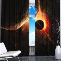 Комплект светонепроницаемых штор "Планеты" - fgospostavki.ru - Зеленогорск