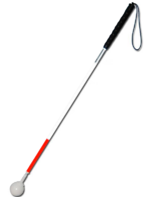 Трость телескопическая графитовая с вращающимся наконечником в виде шара - fgospostavki.ru - Зеленогорск