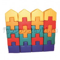 Мягкий модуль-конструктор "Строитель" (20 элементов) - fgospostavki.ru - Зеленогорск