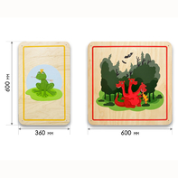 Набор стеновых панелей «Мир сказки - Волшебные герои» - fgospostavki.ru - Зеленогорск