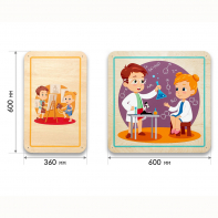 Набор стеновых панелей «Мои увлечения - Весёлые эксперименты» - fgospostavki.ru - Зеленогорск