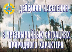 Комплект плакатов "Действия населения в ЧС природного характера" - fgospostavki.ru - Зеленогорск