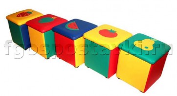 Пуфик "Веселый огород" - fgospostavki.ru - Зеленогорск