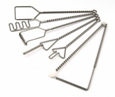 Комплект "Постановочные зонды с витыми ручками с колечком 2 шариками" (7 штук) - fgospostavki.ru - Зеленогорск