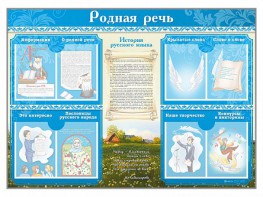 Стенд-уголок "Родная речь" - fgospostavki.ru - Зеленогорск