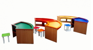 Детский тактильный песочный комплекс "Ручеек" - fgospostavki.ru - Зеленогорск