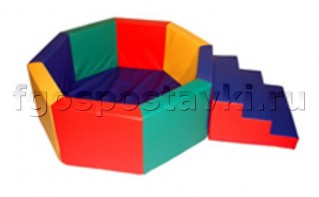 Сухой бассейн восьмигранный с лесенкой - fgospostavki.ru - Зеленогорск