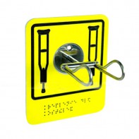 Травмобезопасный крючок-держатель для костылей и одежды - fgospostavki.ru - Зеленогорск