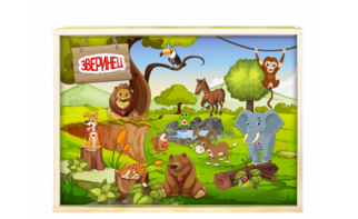 Интерактивная светозвуковая панель «Зверинец» - fgospostavki.ru - Зеленогорск