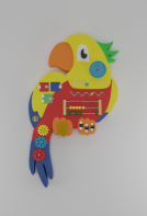 Бизиборд «Разноцветный попугай» - fgospostavki.ru - Зеленогорск