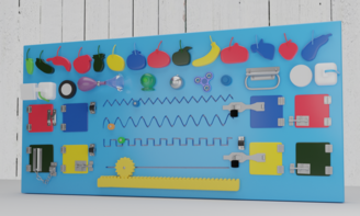 Бизиборд «Фрукты и овощи» - fgospostavki.ru - Зеленогорск