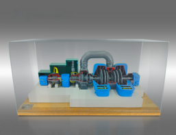 Наглядный макет "Разрез паровой турбины ТЭЦ" - fgospostavki.ru - Зеленогорск