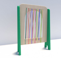 Дидактическая панель с цветными шнурочками - fgospostavki.ru - Зеленогорск