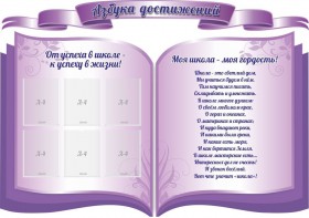 Стенд "Азбука достижений" (резной стенд из 3-х частей) - fgospostavki.ru - Зеленогорск