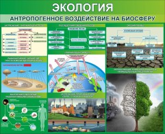 Стенд "Экология. Антропогенное воздействие на биосферу" - fgospostavki.ru - Зеленогорск