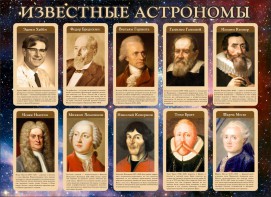 Стенд "Известные астрономы" - fgospostavki.ru - Зеленогорск